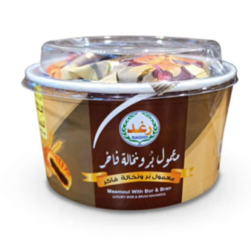 RAGHD MAAMOUL WITH BOR&BRAN 400g معمول بر و نخاله فاخر