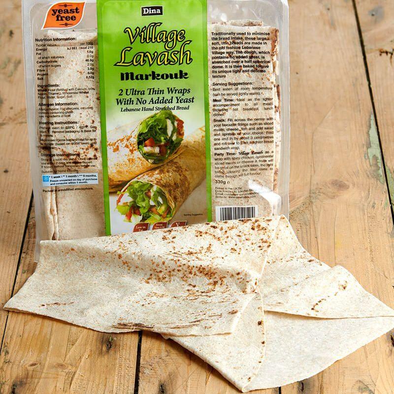Dina Village Lavash Bread Markouk 2 Pieces