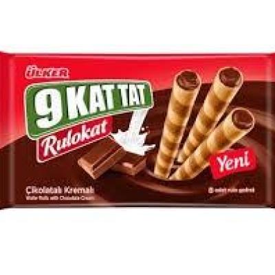 Ulker 9 Kat Tat Rulokat Wafer Rolls With Chocolate Cream 150g