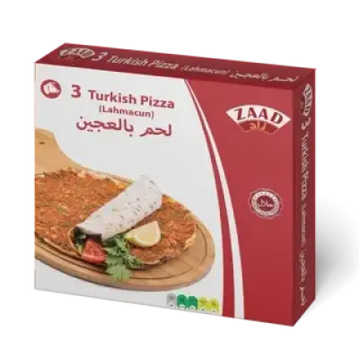 ZAAD 3 TURKISH PIZZA (LAHMACUM) بيتزا زاد 3 التركية (لحماكون)
