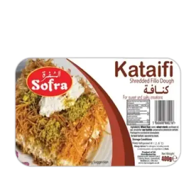 SOFRA KATAIFI SHREDDED FILO DOUGH 400G - الصُفرة عجينة كنافة
