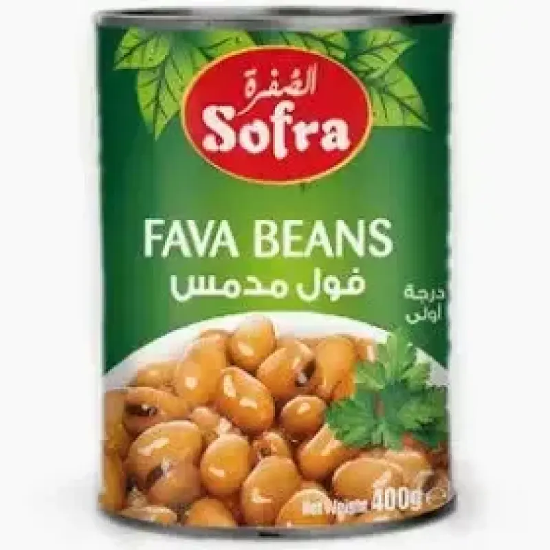 Sofra Fava Beans Plain (Foul Medammas) 400g - الصُفرة فول مدمس