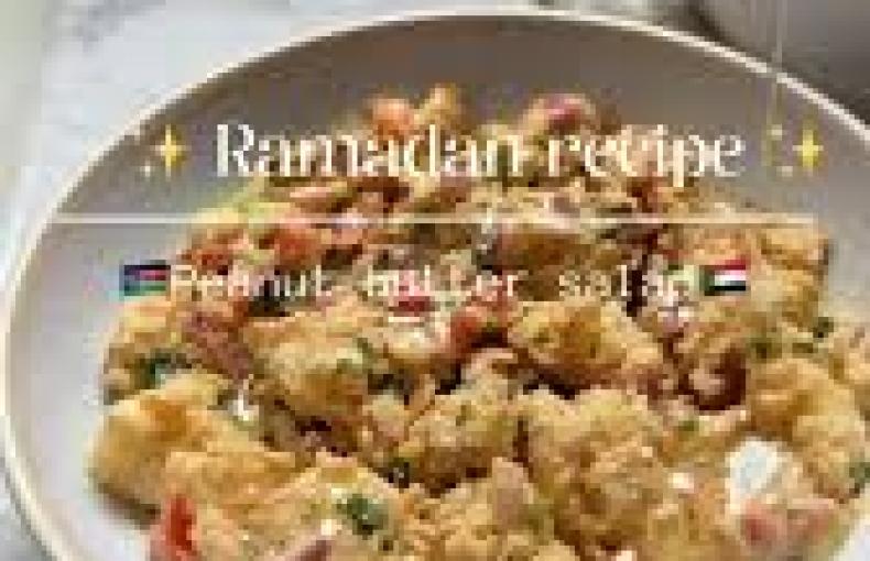 Sudanese Salatet Dakwa Recipe (Peanut Salad)
