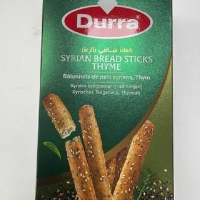 DURRA SYRIAN BREAD STICKS THYME 400G خبز سوري الدرة أصابع زعتر