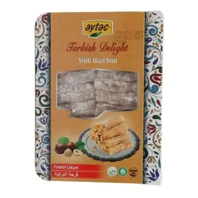 Aytac Turkish Delight (Fitil) With Hazelnut Finger 300g