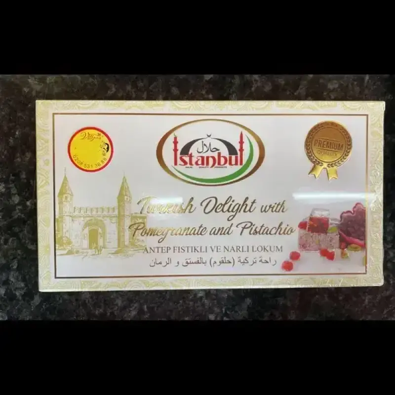 Istanbul Turkish Delight Pomegranate pistachio 350G